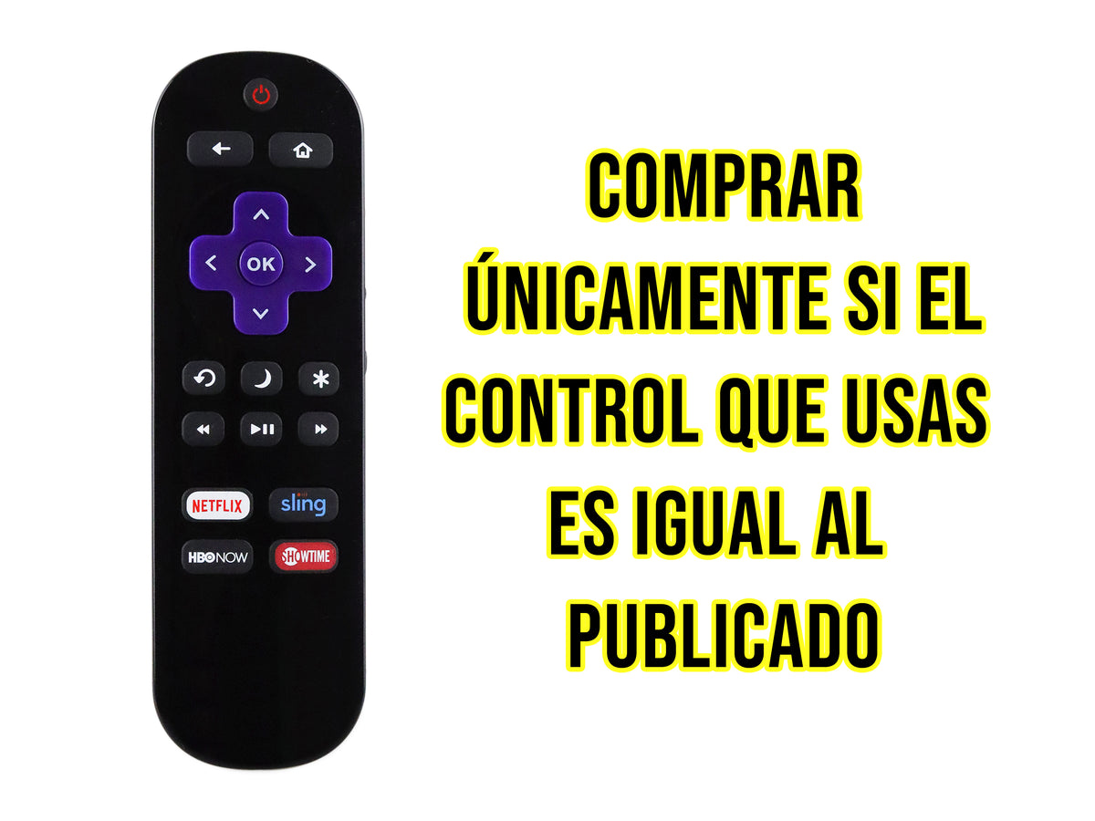 Control Para Hitachi Roku Smart TV