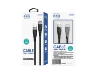 Cable USB Compatible Con IPhone 1 Metro 60W 3A Reforzado - Negro