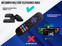 Control para Roku Express 1, 2, 3 y 4