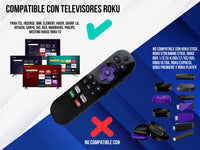 Control para Magnavox Roku Smart Tv