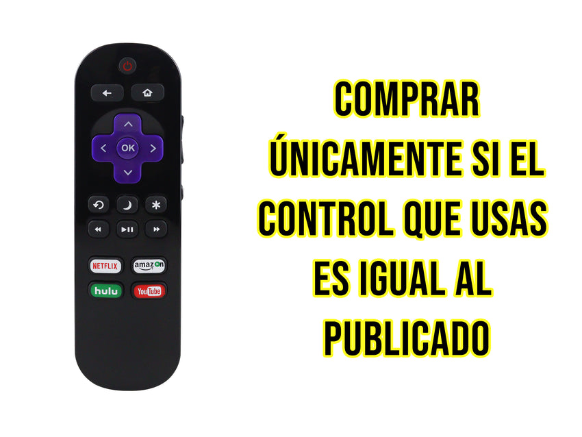 Control para Sanyo Roku Smart Tv