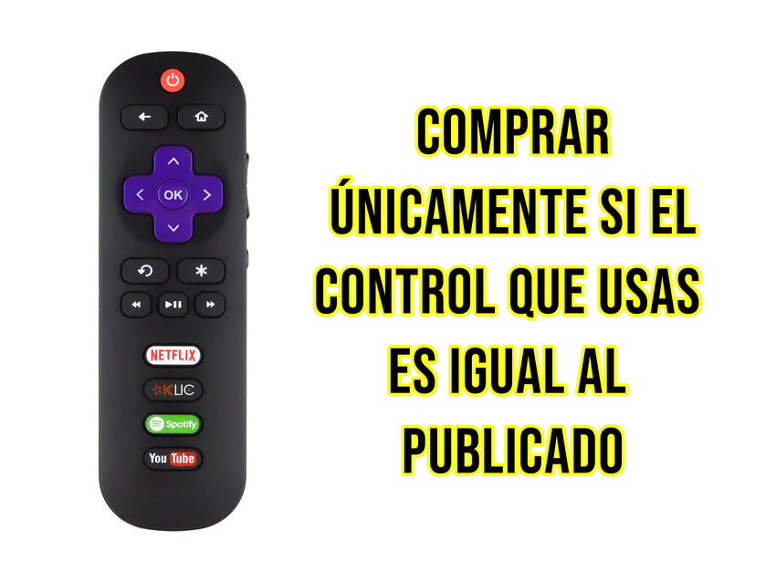 Control para ONN Smart Tv