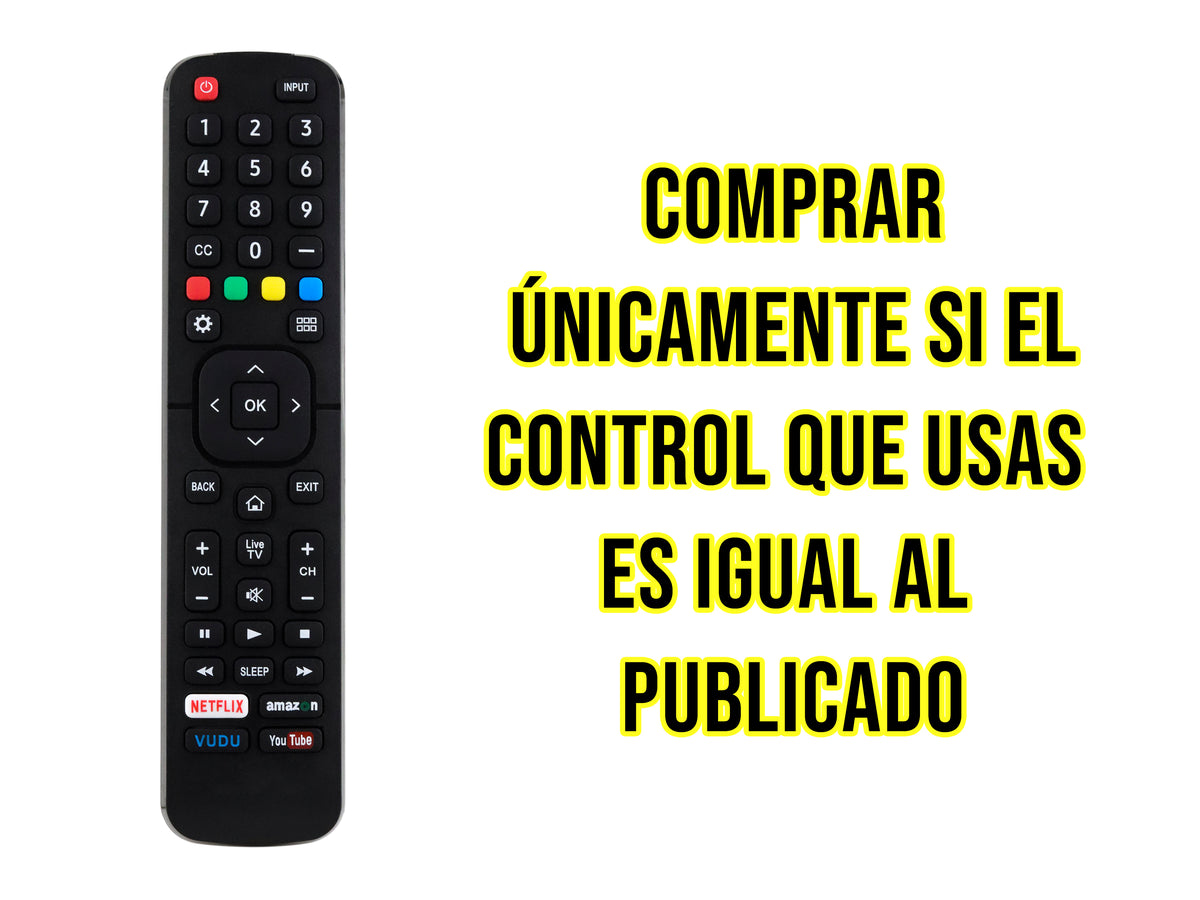 Control para Hisense Smart Tv