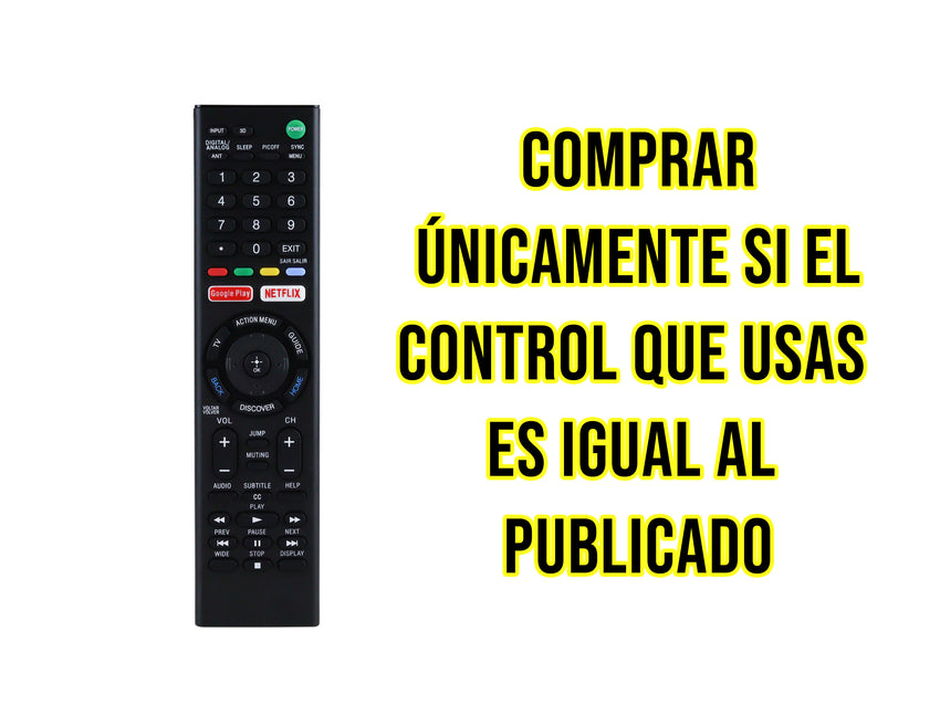 Control para SONY Smart Tv