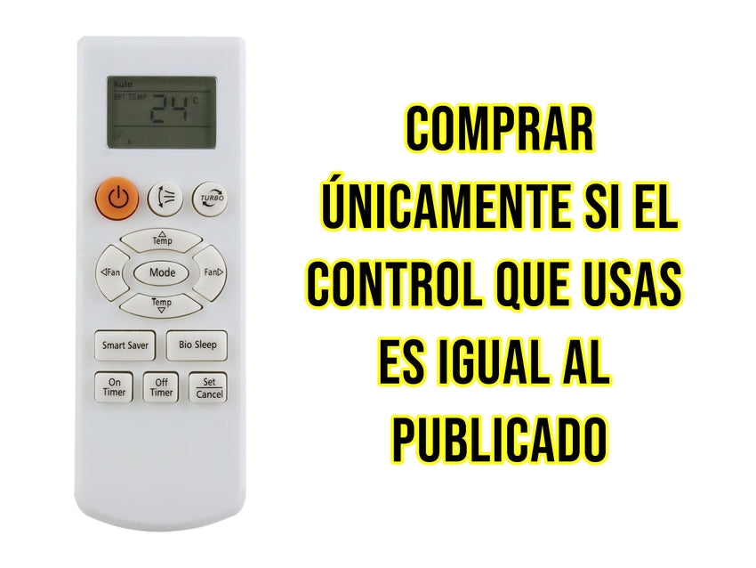 Control para Samsung Aire Acondicionado