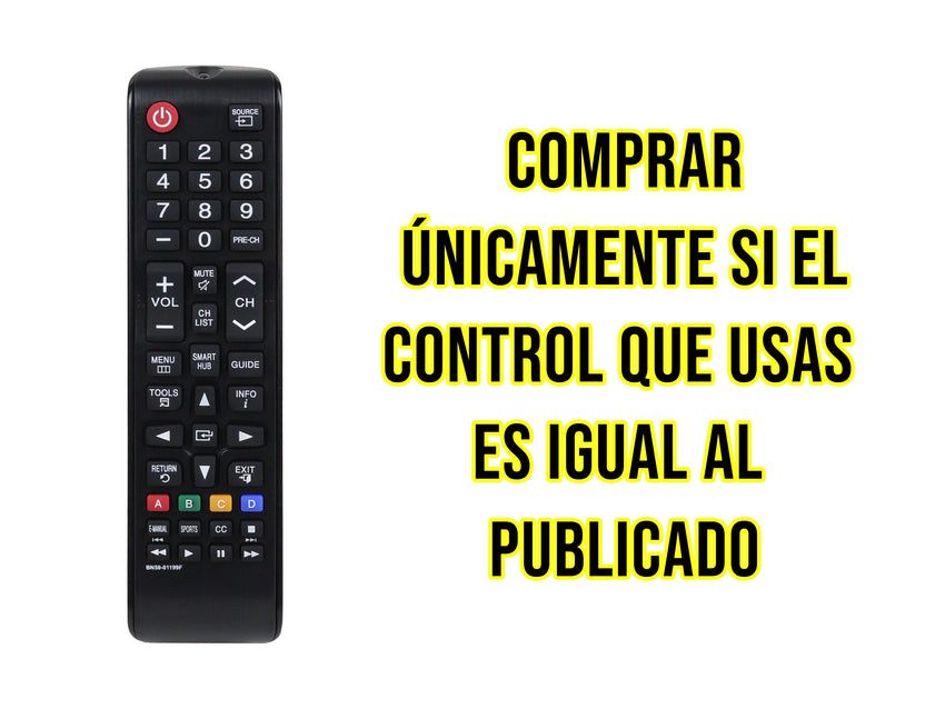 Control para Samsung Smart Tv