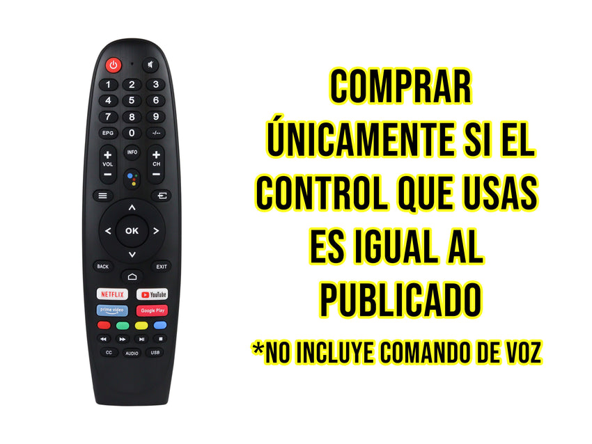 Control para Blux Smart Tv