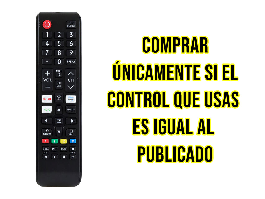 Control para Samsung Smart Tv