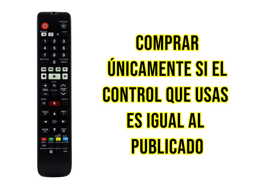 Control para Samsung Smart Tv