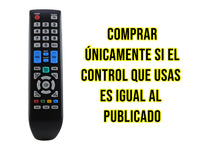 Control para Samsung Pantalla