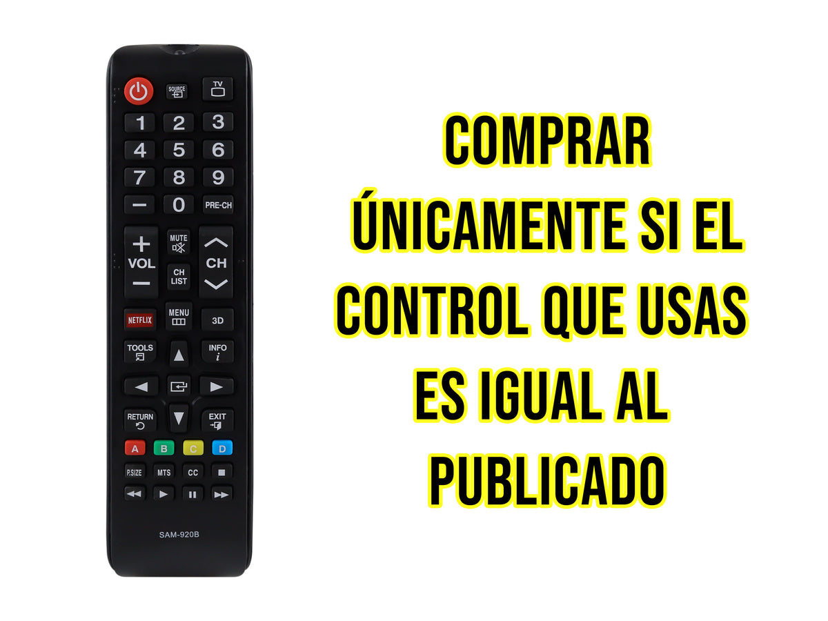 Control para Samsung Universal