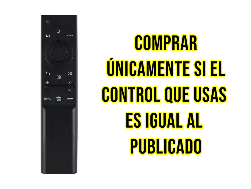 Control Para Samsung 4k con comando de Voz
