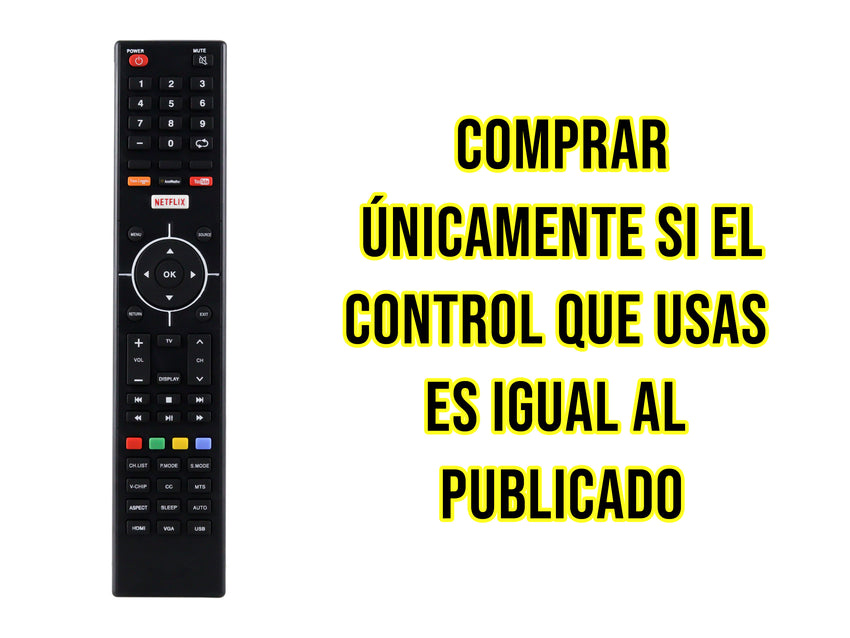 Control Para Element Smart TV