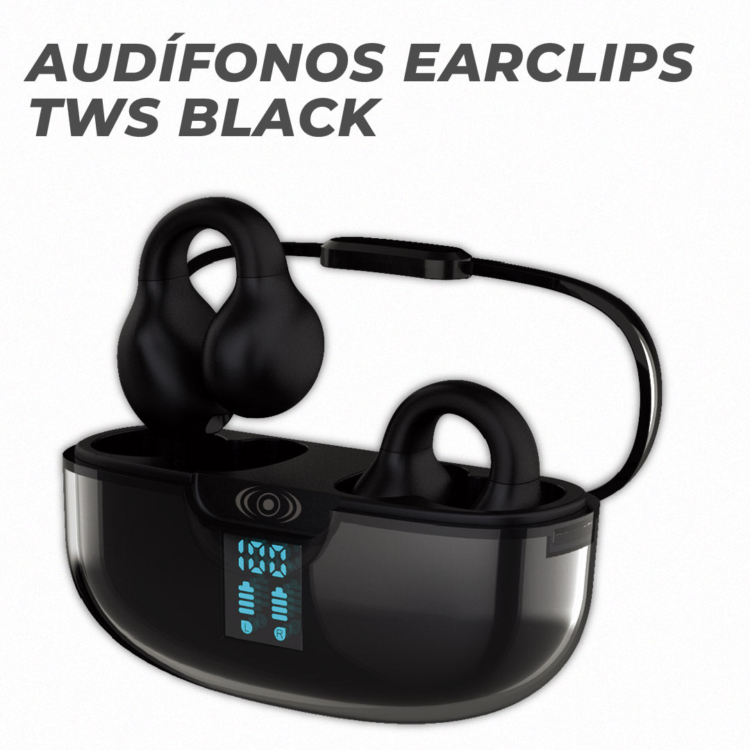 Audífonos Earclips Pro TWS – Control Táctil, Sonido Hi-Fi y Diseño Ergonómico Ultra Ligero