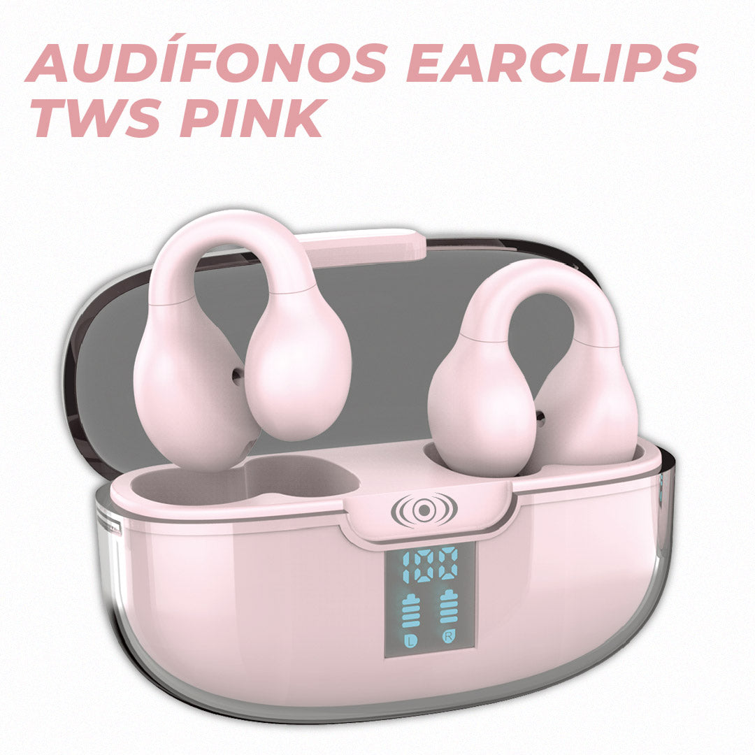 Audífonos Earclips Pro TWS – Control Táctil, Sonido Hi-Fi y Diseño Ergonómico Ultra Ligero