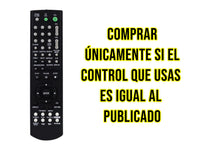 Control para SONY DVD