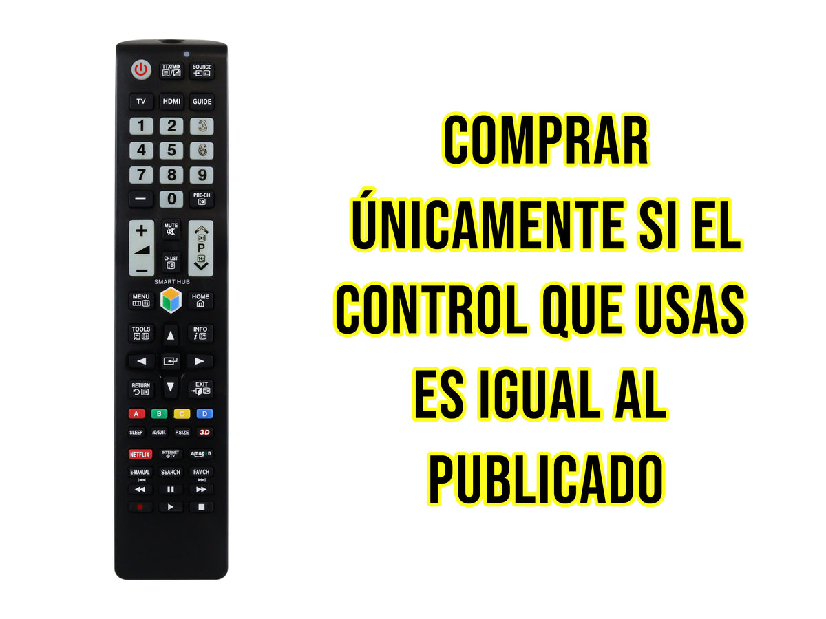 Control para Samsung Universal