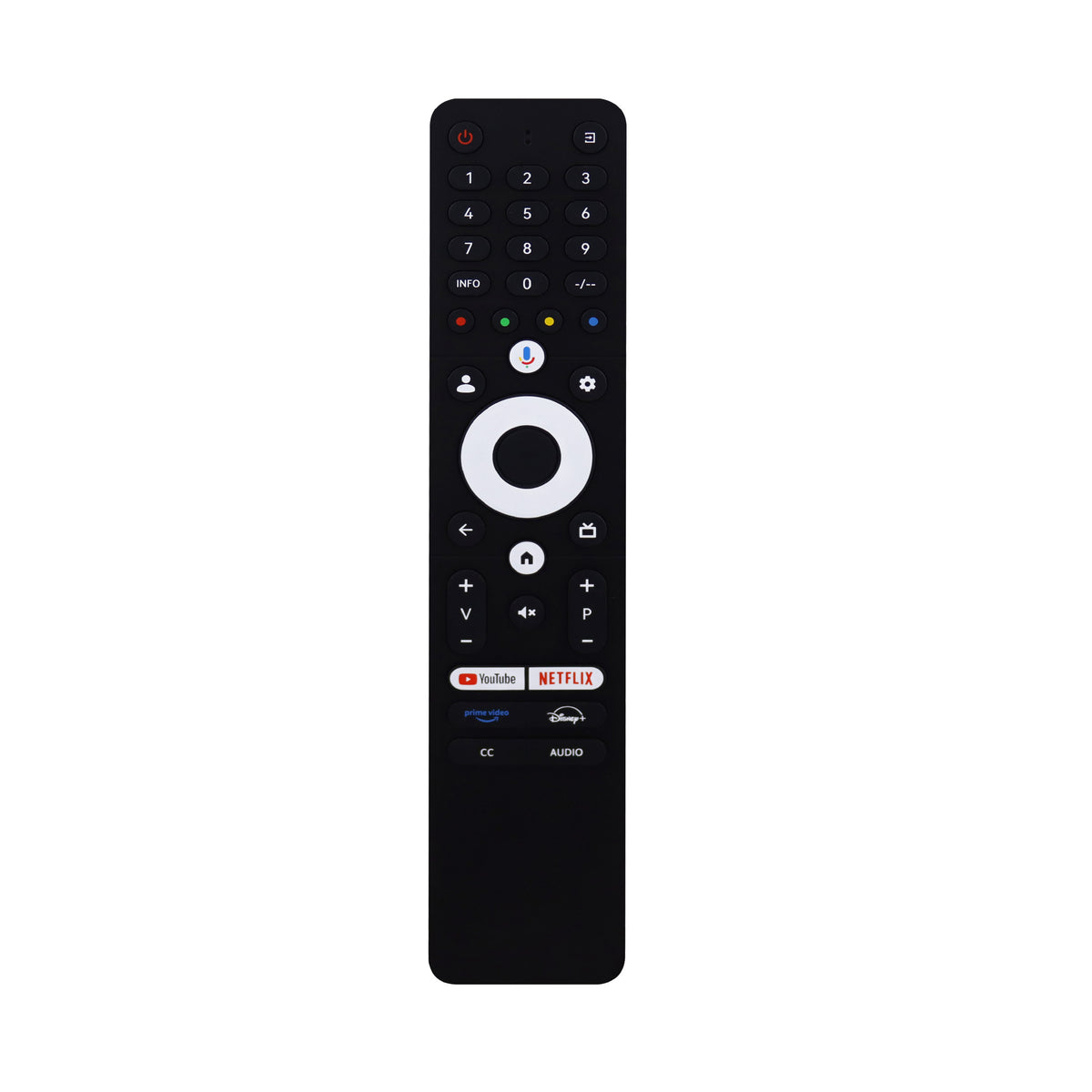Control Remoto Compatible con Sansui Smart TV 4K  Repuesto Listo para Usar | Accesos Directos a Apps | Sin Comando de Voz