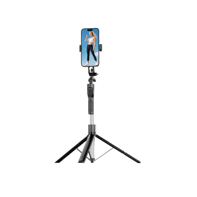Selfie Stick Función 3 en 1 Tripié Estabilizador control remoto Bluetooth