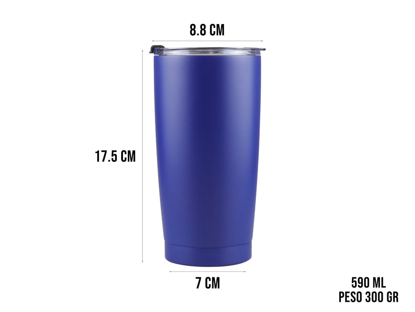 Termo Acero Inoxidable 590 ml - Azul