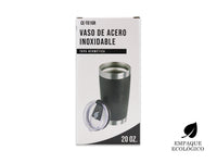 Termo Acero Inoxidable 590 ml - Gris