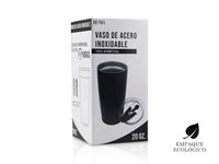 Termo Acero Inoxidable 590 ml - Negro