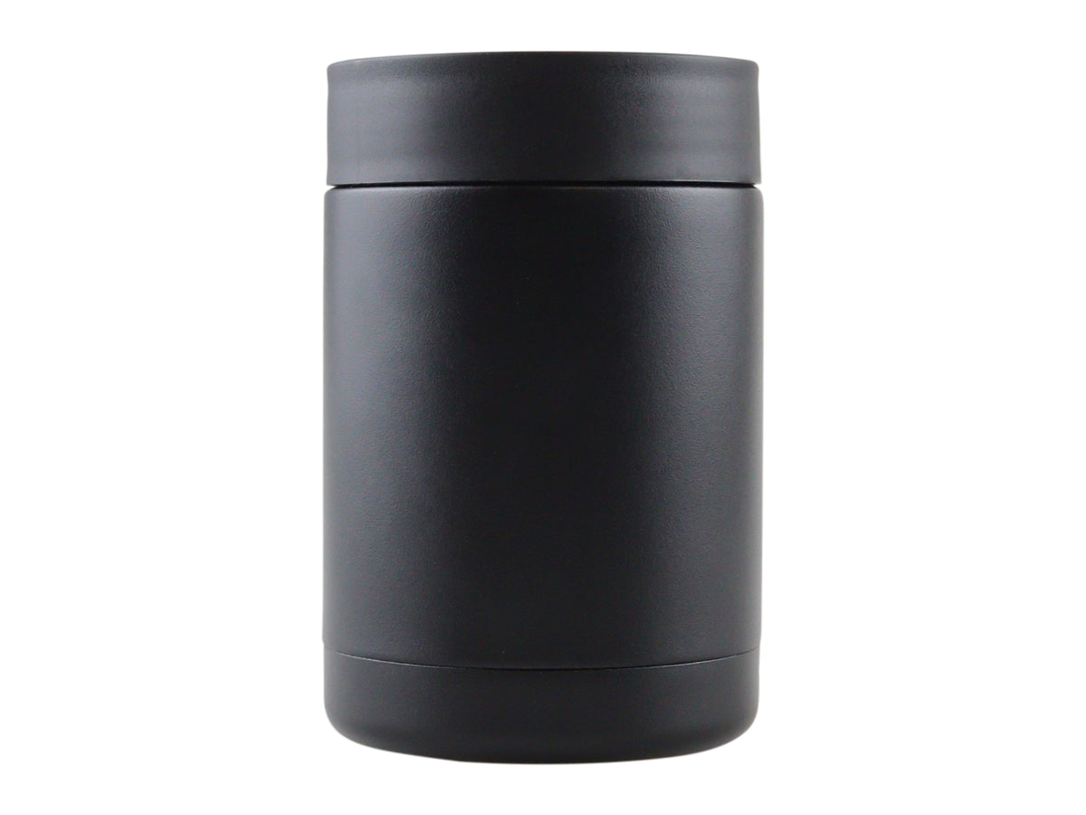 Porta Latas Acero Inoxidable Térmico 355 ml - Negro