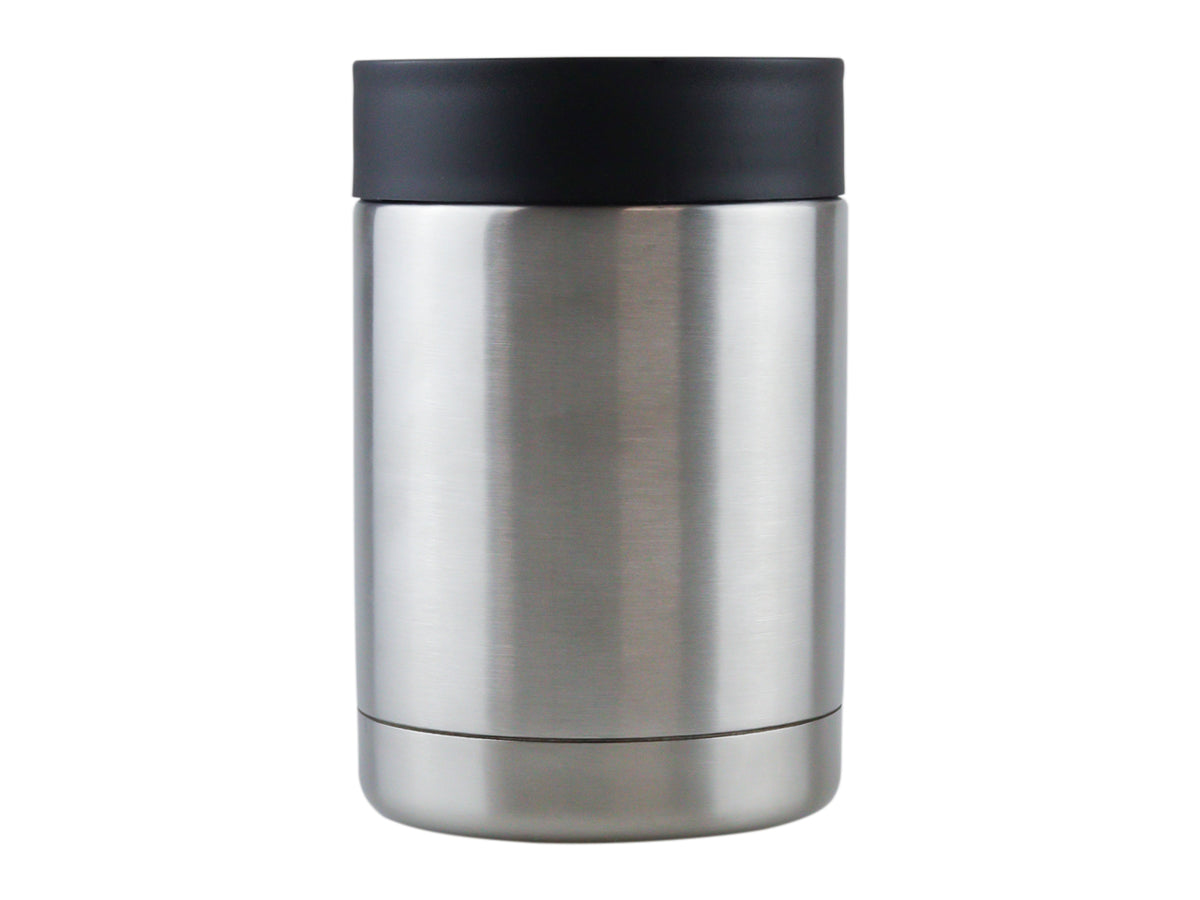 Porta Latas Acero Inoxidable Térmico 355 ml - Plata