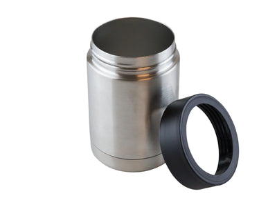 Porta Latas Acero Inoxidable Térmico 355 ml - Plata
