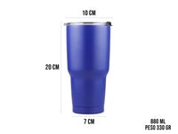 Termo de Acero Inoxidable 880 ml - Azul