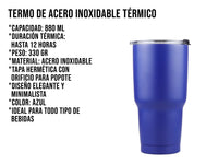 Termo de Acero Inoxidable 880 ml - Azul