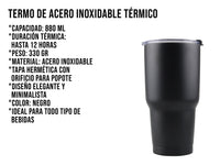 Termo de Acero Inoxidable 880 ml - Plata