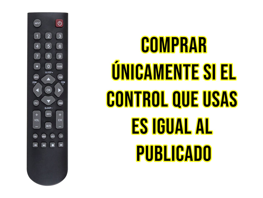 Control para TCL Pantalla LCD