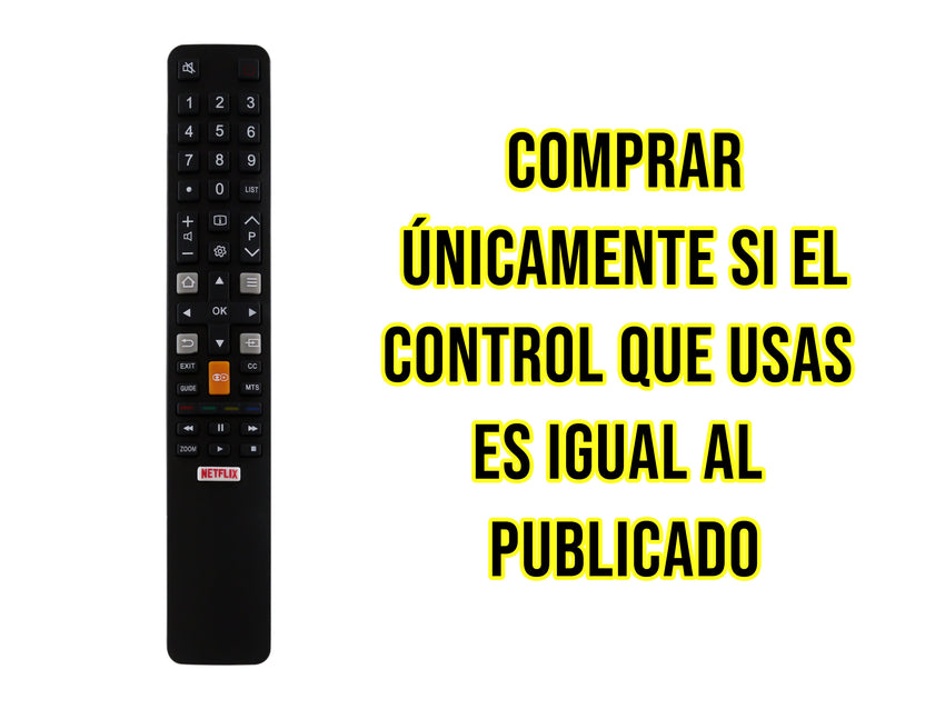 Control para TCL Smart Tv