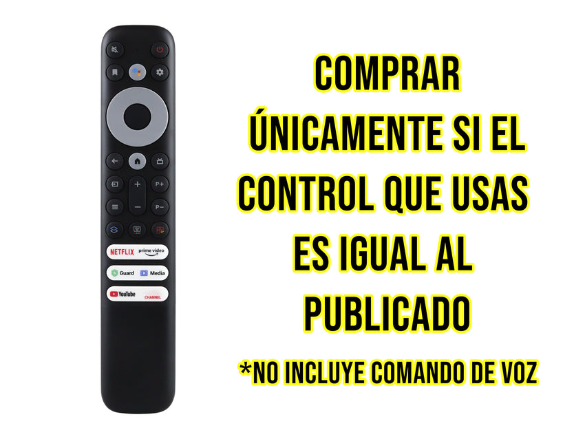 Control para TCL Smart Tv