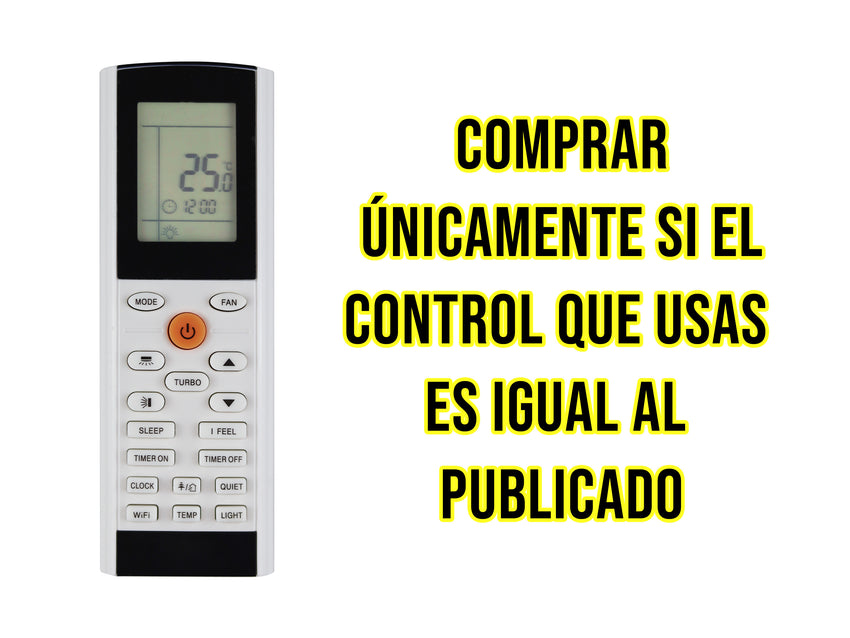 Control Para Electrolux Aire Acondicionado