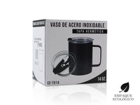 Taza Térmica de Acero Inoxidable 415 ml - Azul