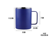 Termo 14oz De Acero Inoxidable Térmico Taza Para Café 414ml