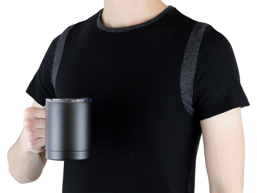 Taza Térmica de Acero Inoxidable 415 ml - Negro