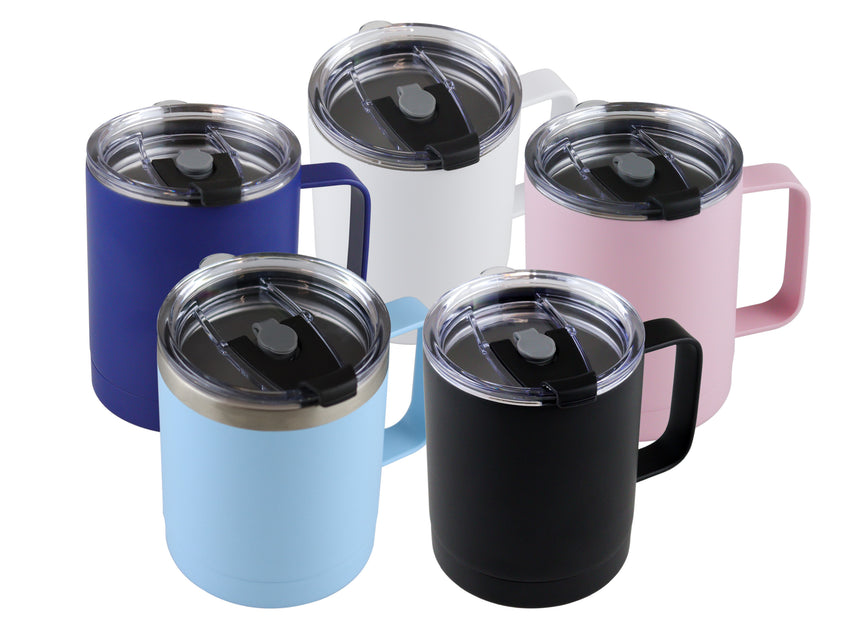 Taza Térmica de Acero Inoxidable 415 ml - Negro