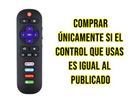 Control Para Hisense Roku Smart TV