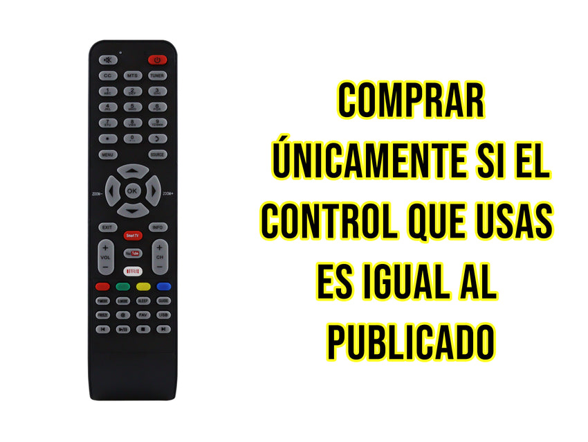 Control Para ROWA Smart TV