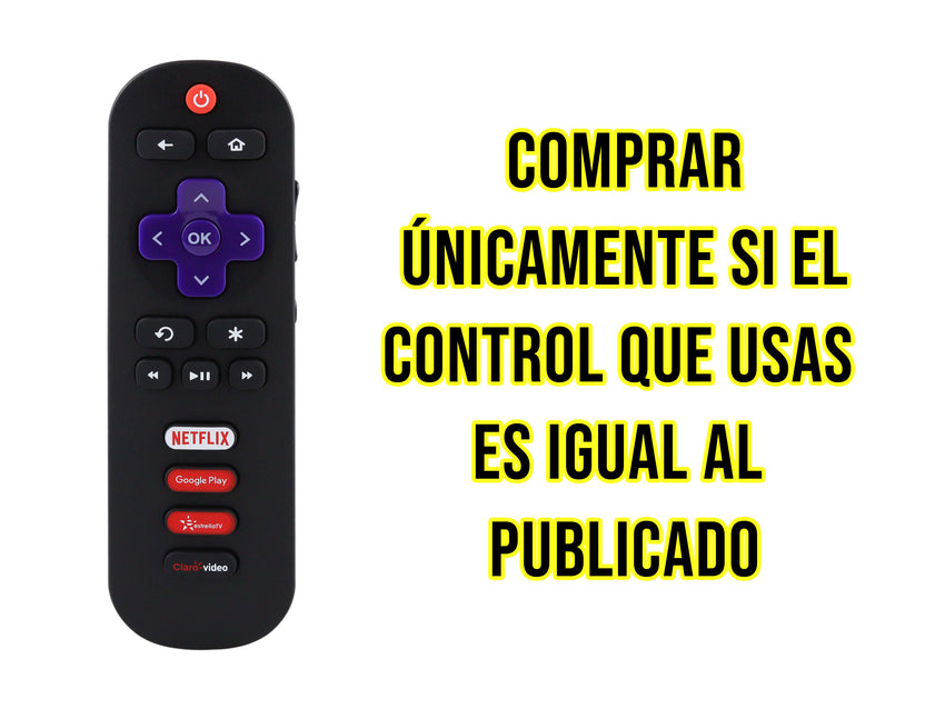 Control para TCL Smart Tv