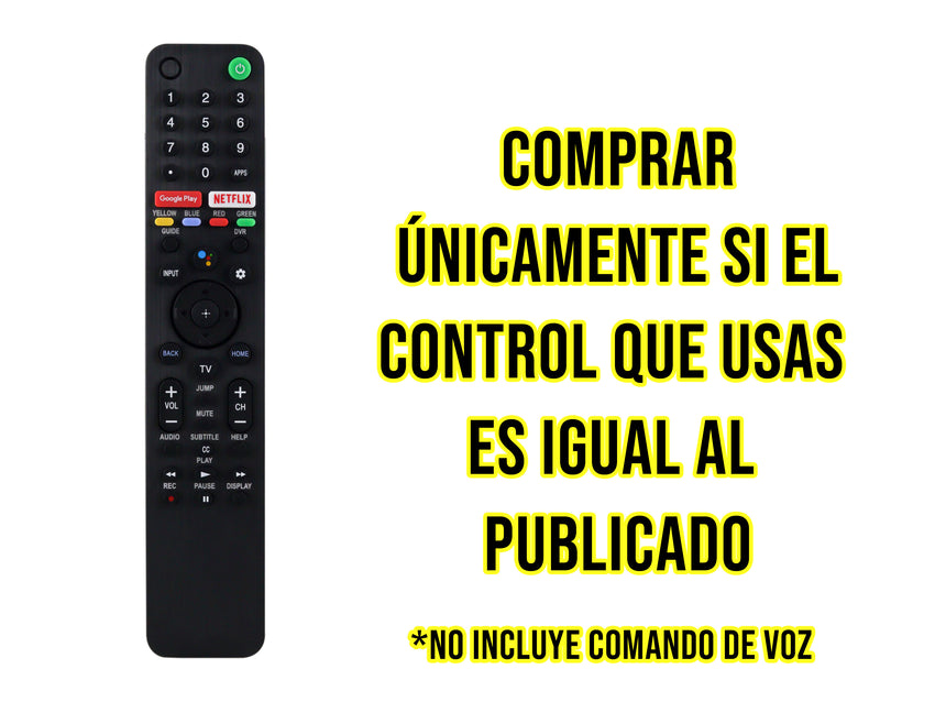 Control para SONY Smart Tv