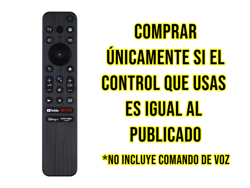 Control Para Sony Smart TV