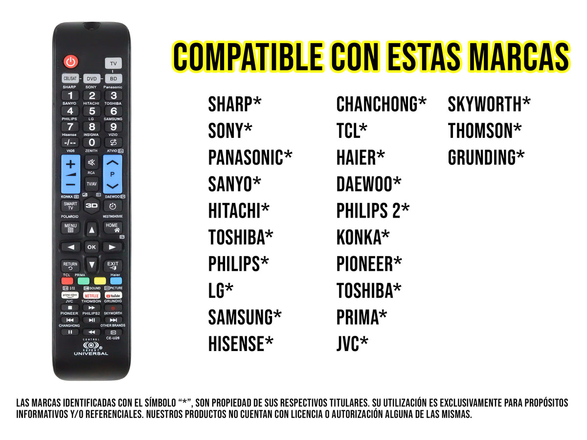 Control Universal Para Smart TV