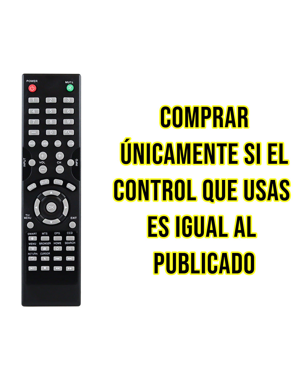 Control Para Kingsley Smart TV
