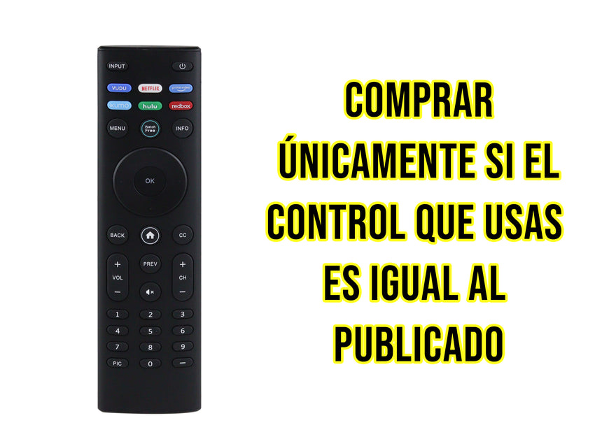 Control para VIZIO Smart Tv