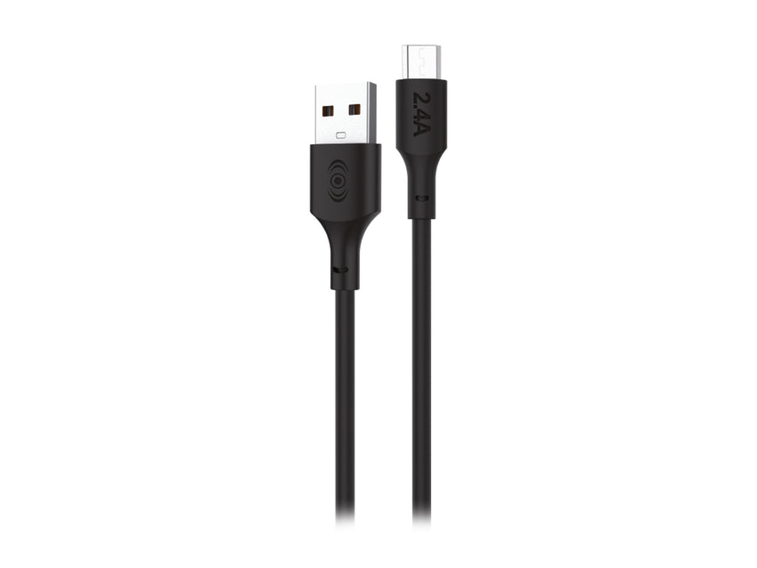 Cable USB a V8 Negro