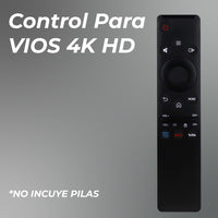 Control Compatible Con Pantalla Vios Smart Tv Directo 4k Negro
